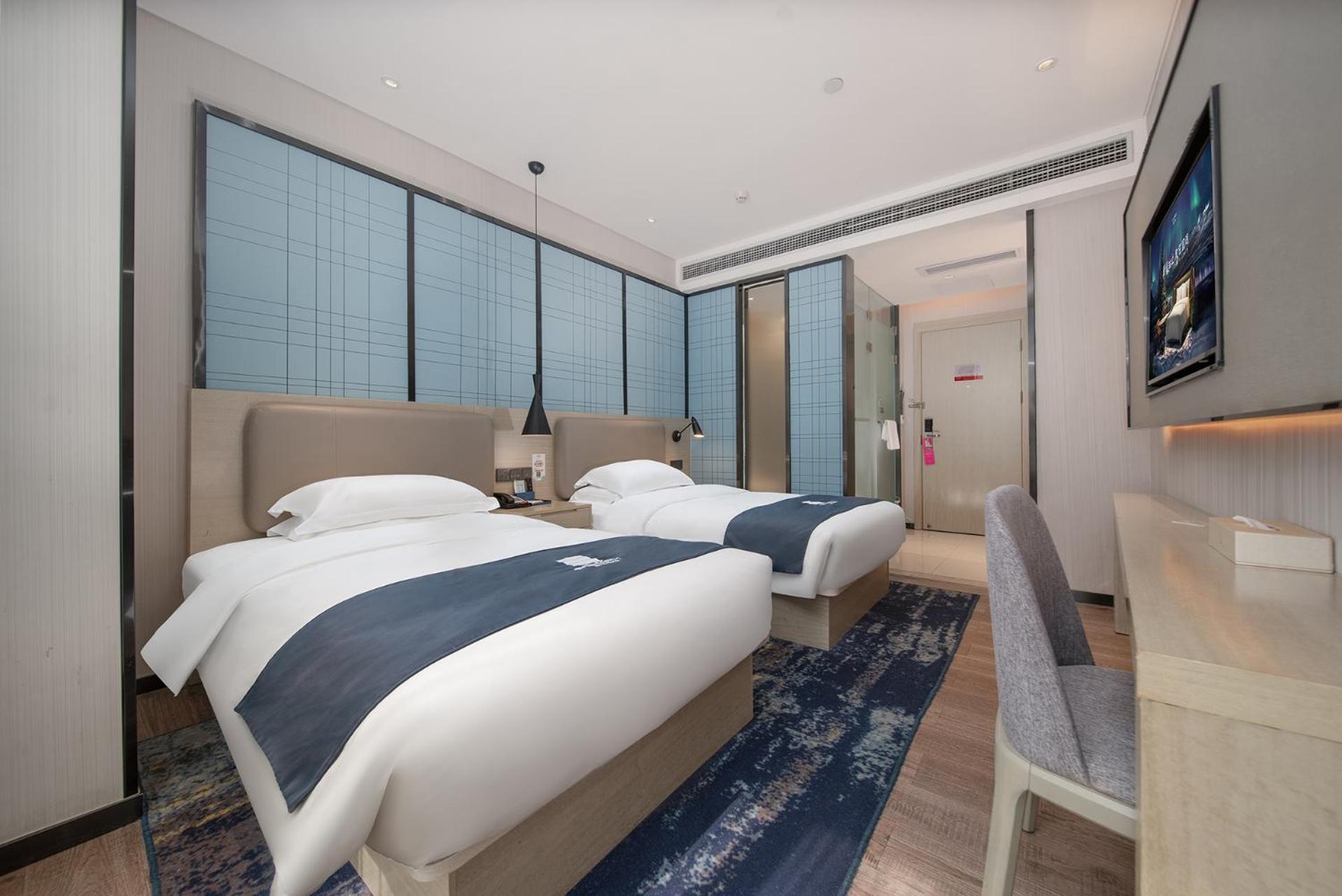 Echarm International Hotel Canton Tower Pazhou Convention And Exhibition Center Lujiang Subway Metro Branch - Free Shuttle Bus To Canton Fair Complex During Canton Fair Period Eksteriør bilde
