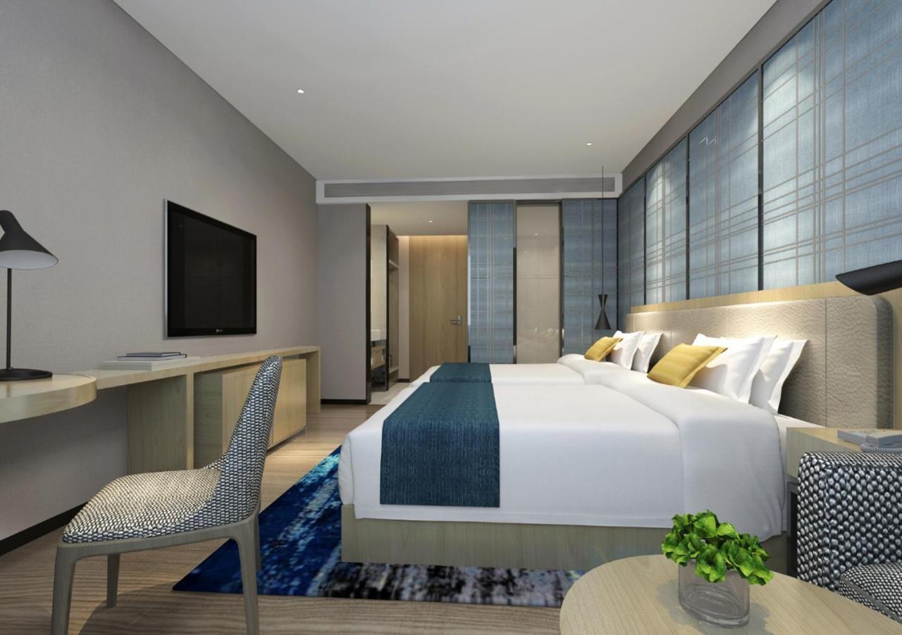 Echarm International Hotel Canton Tower Pazhou Convention And Exhibition Center Lujiang Subway Metro Branch - Free Shuttle Bus To Canton Fair Complex During Canton Fair Period Eksteriør bilde