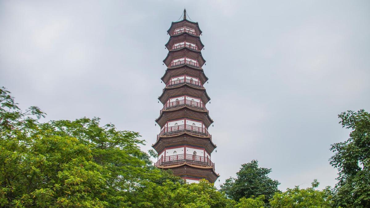 Echarm Hotel Canton Tower Pazhou Exhibition Center Eksteriør bilde